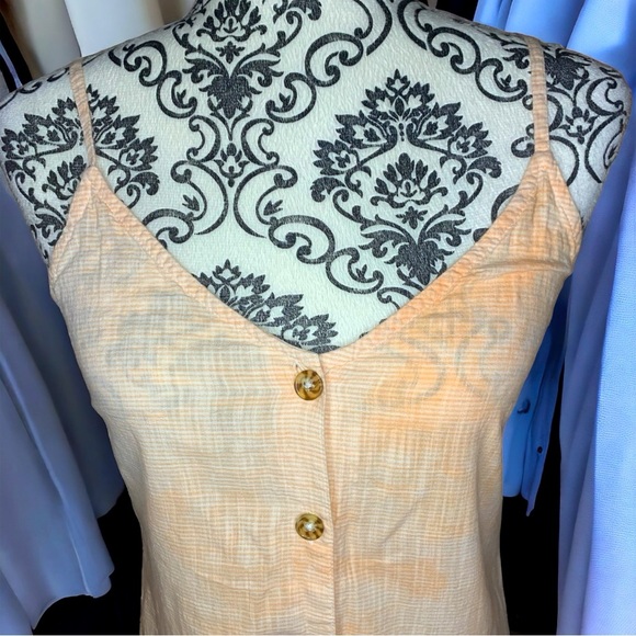 ROXY Women’s Wild Ties Dress Midi Apricot- Medium - Picture 4 of 7